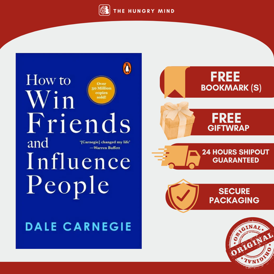 How To Win Friends and Influence People (ORIGINAL) by Dale Carnegie (PB-BLUE) Self Help Books