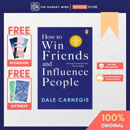 How To Win Friends and Influence People (ORIGINAL) by Dale Carnegie (PB-BLUE) Self Help Books